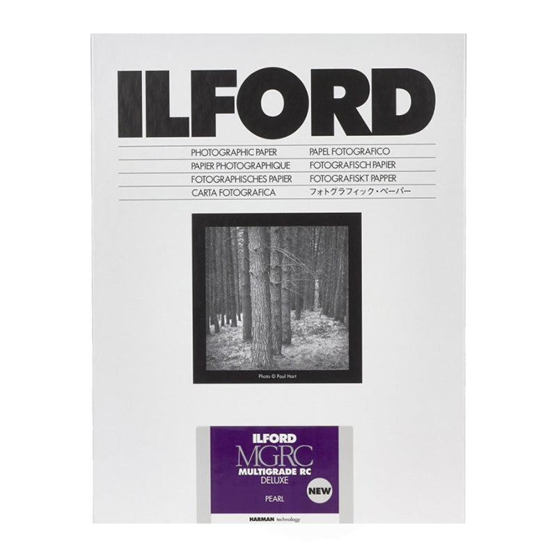 Hârtie fotografică Ilford Multigrade RC Deluxe Pearl, 10x15, 100 coli - NEGATIVESCU