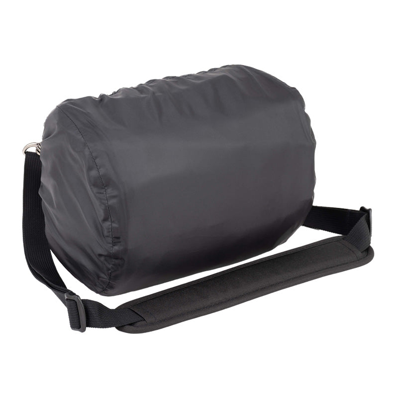 Cool grey ThinkTank Mirrorless Mover 20 v2 camera bag with adjustable strap and organized compartments for gear.