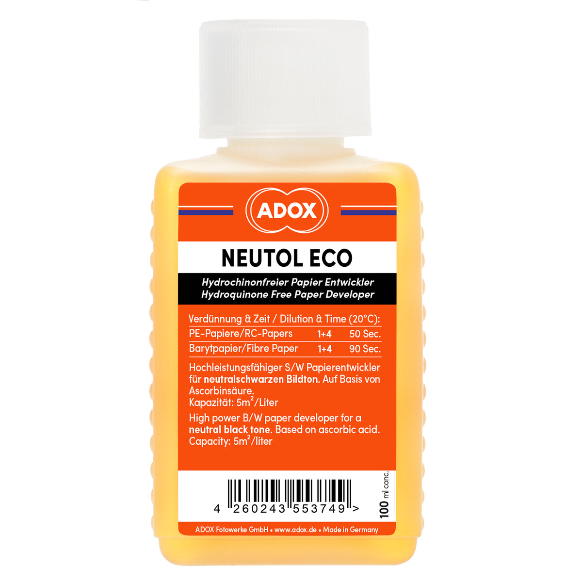 Revelator hârtie ADOX NEUTOL ECO 100/500ml