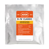 Fotografie cu sticla de 1 litru de Revelator ADOX D-76 Classic pentru filme negative, marca ADOX, cu eticheta pe ambalaj.