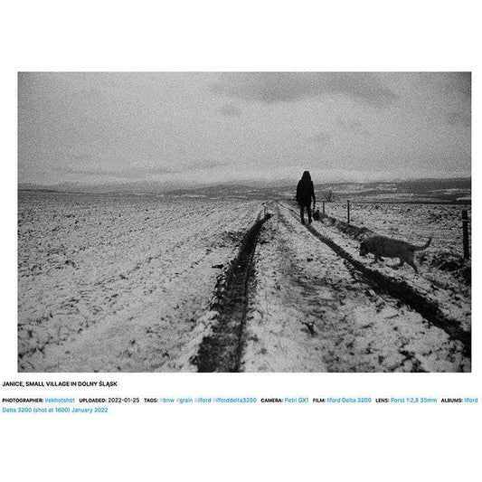 Ilford Delta 3200 120 - NEGATIVESCU