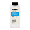 Sticla de 500ml Baie Stop Ilfostop de la Ilford, soluție pentru prevenirea formării de condens și mucegai în baie.