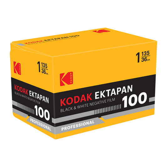 Negativă Kodak EKTAPAN 100 pentru film de 35mm, imagine cu role de film foto Kodak EKTAPAN 100.