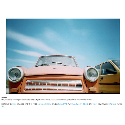 Film Kodak Gold 200 pentru 35mm, imagine cu exemplu de fotografie realizată cu acest film color.