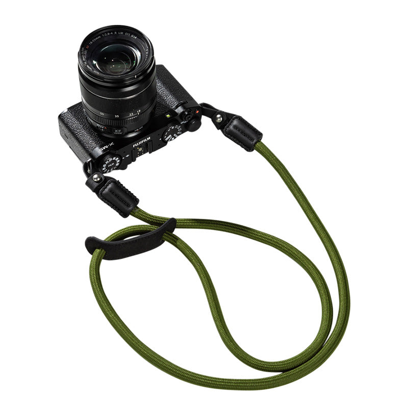 Cureaua de umăr universală SmallRig Braided pentru cameră, șnur împletit verde, pentru stabilitate și confort în filmare