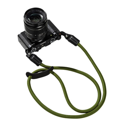 Cureaua de umăr universală SmallRig Braided pentru cameră, șnur împletit verde, pentru stabilitate și confort în filmare