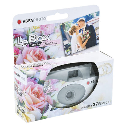 Camera AgfaPhoto LeBox 27 Color pentru fotografie de nuntă, cu design compact și elegant, ideal pentru evenimente speciale