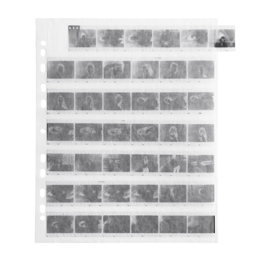Folie de arhivare pentru filme pe pergamin, compatibilă cu 35mm și 120, de la brandul NEGATIVESCU.