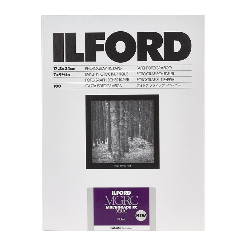 Hârtie Fotografică Ilford Multigrade RC Deluxe Pearl, 18x24, 25 coli - NEGATIVESCU