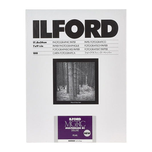 Hârtie Fotografică Ilford Multigrade RC Deluxe Pearl, 18x24, 25 coli - NEGATIVESCU