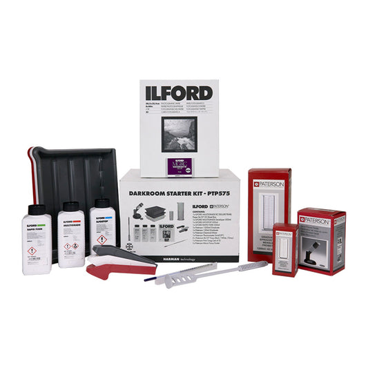 Kit developare hârtie Ilford/Paterson (tăvi, soluții, accesorii) - NEGATIVESCU