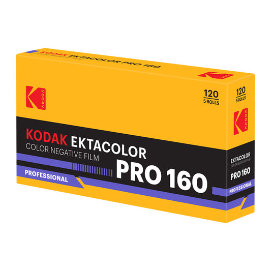 Negative fotografii Kodak EKTACOLOR PRO 160 120, film de culoare pentru aparate foto analogice.