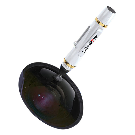 Stilou de curățare LensPen Original pentru lentile și ecrane, cu vârf de microfibră și pensulă pentru praf.