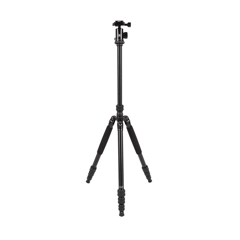 Sirui Traveller 7A aluminum tripod with adjustable legs and ball head, ideal for photography and travel.