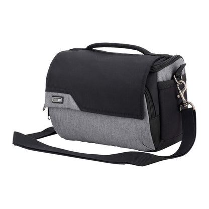 ThinkTank Mirrorless Mover 20 v2 in Cool Grey, showcasing a sleek design for mirrorless camera storage and portability.