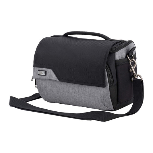 ThinkTank Mirrorless Mover 20 v2 in Cool Grey, showcasing a sleek design for mirrorless camera storage and portability.