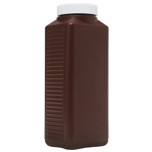 Recipient de soluții foto NEGATIVESCU de 1000ml, recipient de plastic maro pentru dezvoltare fotografii.